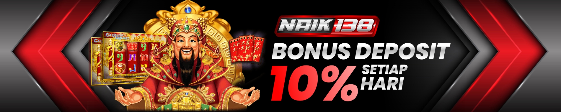 bonus deposit setiap hari 10%